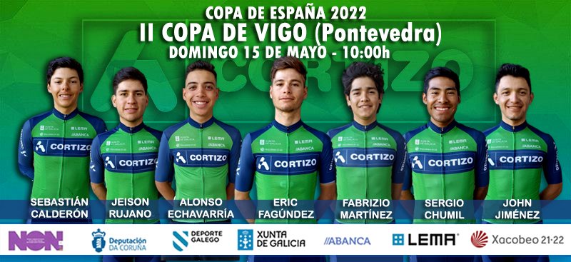mundociclistico's tweet photo. #CopadeVigo | 🇪🇸🚴♂️🏆🇨🇴 El pedalista antioqueño Alonso Echavarría debutará con la escuadra española @ccpadrones este domingo en la última prueba de la Copa de España 🇪🇸 🚴♂️🇨🇴🏆👏🔥💪
#ElPortalDelCiclismo #VamosEscarabajos #ciclismo #CopadeEspaña #ciclismocolombiano https://t.co/1Xhd73YKIh