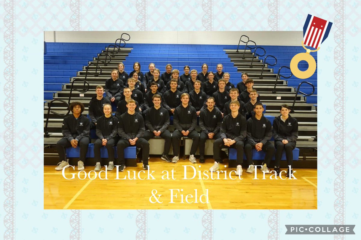 SchoolsAllen's tweet photo. C2-4 District Track & Field at Hartington today. Field events start at 10 am with running events set to begin at 1 pm. Good luck! #gowolfpack #TCNEWolfpack https://t.co/sA40GZEYeA