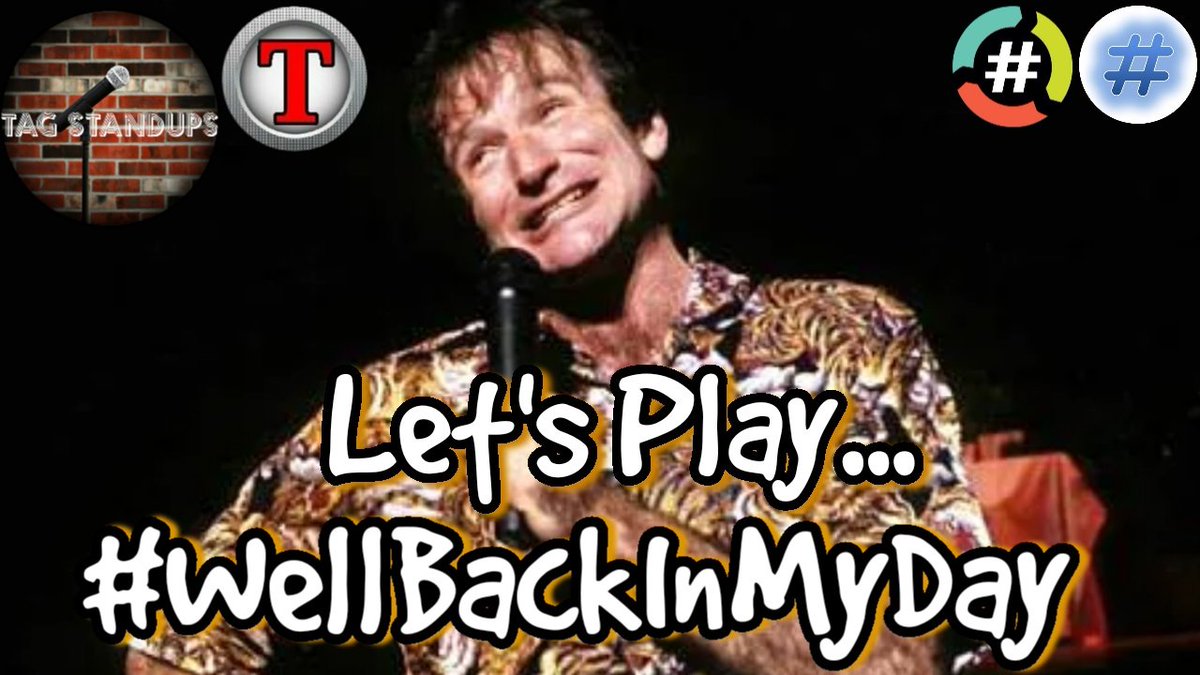 TagStandupz's tweet photo. We're taking ya back today...

Join your hosts @TheSeaRose @SelinaSuede &amp; @BeckyKillinit for a @Tagtoos_ production on @HashtagRoundup 

Let's Play: #WellBackInMyDay https://t.co/A17kpU1bIS