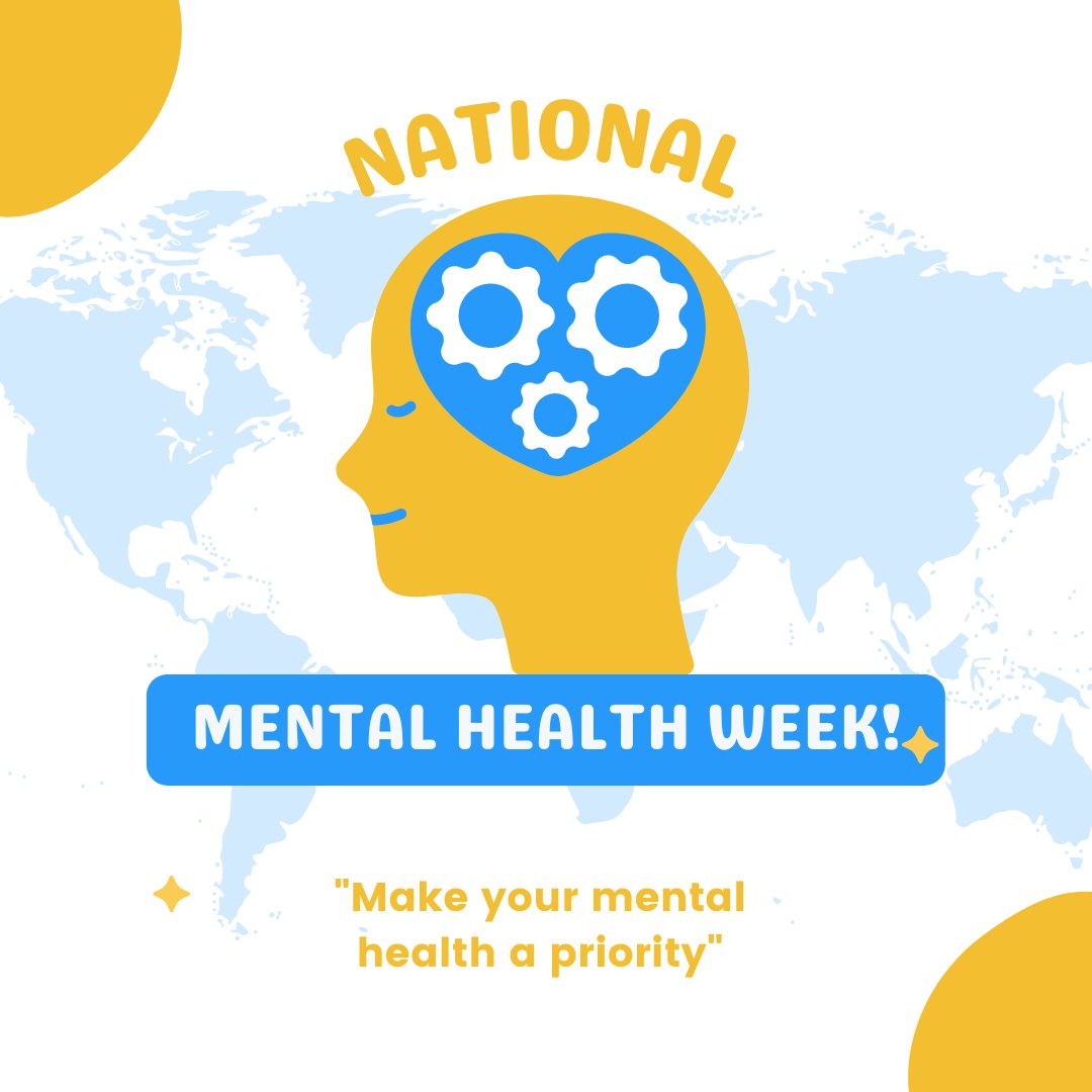 It is National Mental Health Awareness Week. If you or anyone is having challenges with mental health, don't forget there is always help available whether that is talking with a trusted adult or utilizing online services like nami.org/help.