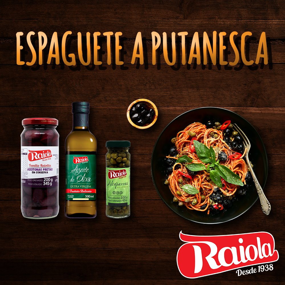 raiolafood's tweet photo. Hoje lhes trago uma maravilhosa receita de Espaguete a Putanesca
Simples e fácil de fazer e fica uma delicia.
receita no link abaixo 😍

link: https://t.co/VBkNQvao0z
.
.
.
#receitas #receitadodia #receita #espaguete #italia #italiana #comidaitaliana #raiolafood https://t.co/l5F7PgGtvs