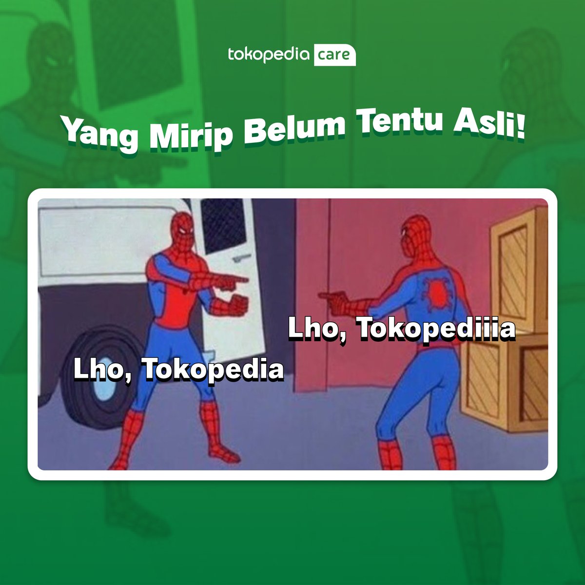 Nah loh, gimana tu bedainnya kalau ada akun Tokopedia yang mirip? 🤔