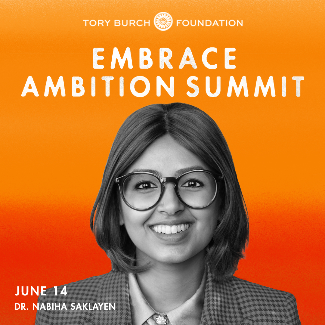 We're thrilled for our CEO & Co-Founder @nabsicle to join the @ToryBurchFdn for the #EmbraceAmbition Summit on June 14! The full-day event brings an incredible community together to address implicit bias and empower women. 🚀🚀🚀 Learn more at torybur.ch/3sZhhOx.