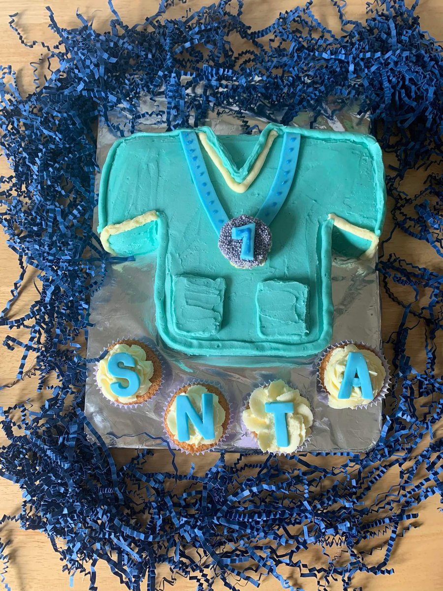 Creative juices were flowing for our entry to the Student Nursing Times Awards 2022 #SNTAbake @NursingTimes . Our cake shines the spotlight on the value of pre and post reg education incorporating how a slice of cake always aids in the study process. @Nursing_BU @N4LTH