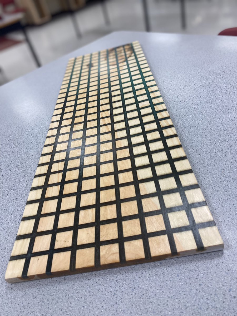 Kameron and Austin are really leaning into the art of Resin Woodworking lately. Their attention to detail and fine motor work is impressive! #ESAPatHCS