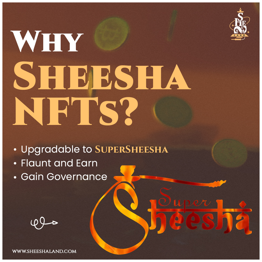 Sheeshaland_'s tweet photo. These NFTs serve more utilities than being a random collectible 👨‍💻
SMOKERS Level Up! 🚀

#sheesha #token #NFT #Blockchain #Metaverse #$SMOKE #PlaytoEarn https://t.co/Jb9l1o39Cq