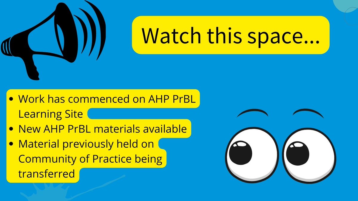 NESnmahp's tweet photo. We're working on our AHP PrBL Learning Site. Plenty more to be added but lots of useful resources already to support AHP Practice Educators. Come and take a look:
https://t.co/7Bvrj4SouU
#PrBL #PrBLRecovery
@ailidhAHPed @KarinAHPed @Gailnahped @KatyAHPed @MackenzieMyra https://t.co/PqBG2oi7kI