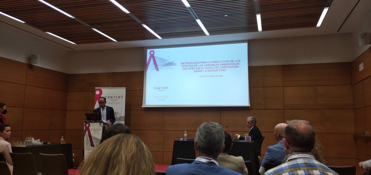 AlejandPayan's tweet photo. Monitorización+variables ambientales+cimentaciones. Una ponencia muy interesante de Jesús González. #CONTART2022 https://t.co/z8XUqZnZ5d