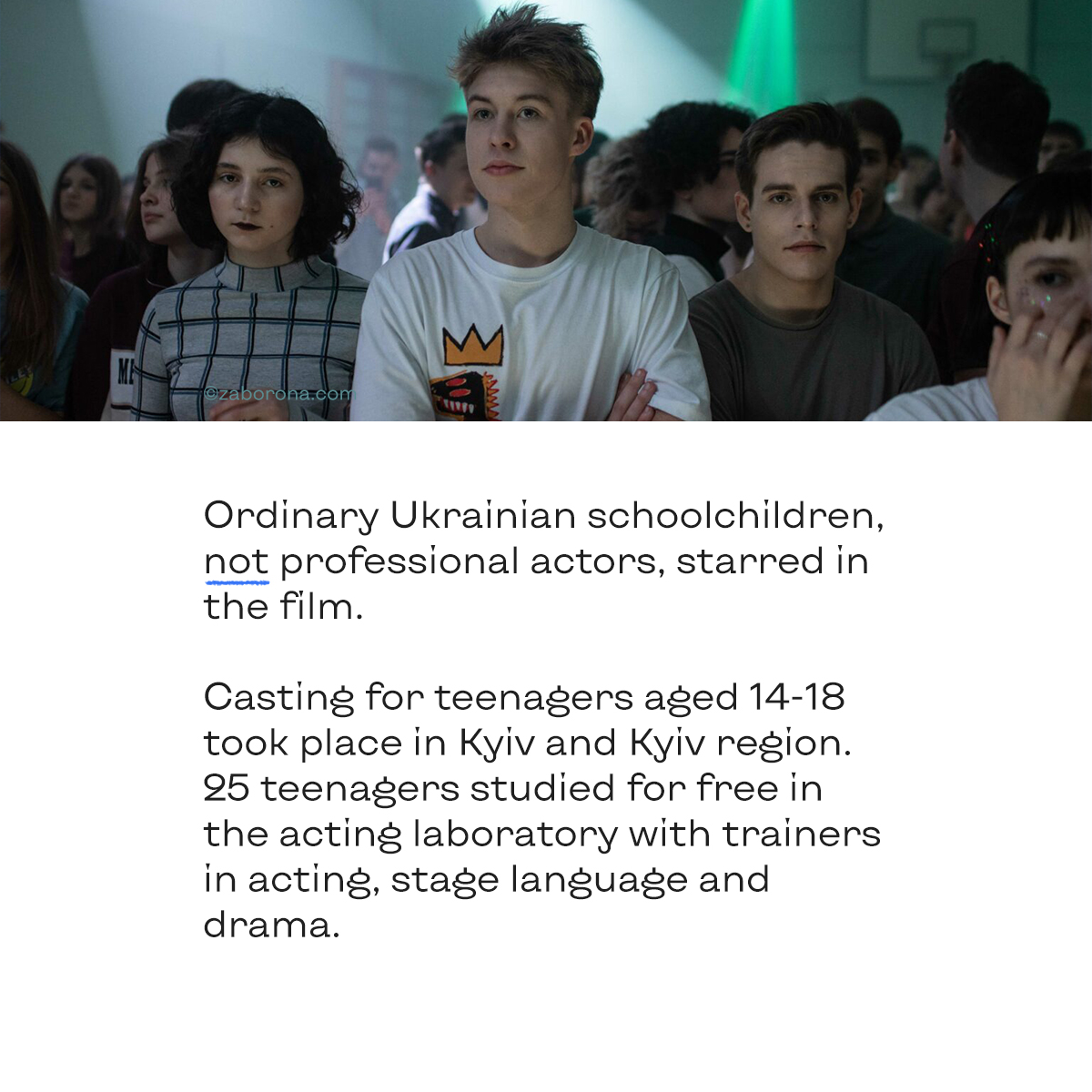 WhyUkraine's tweet photo. «The sensually crafted “Stop-Zemlia” is a fine conduit to bring forth those visceral sense memories of teenage life», — Los Angeles Times said. 
Learn more about modern Ukrainian movie by swiping the cards.
Create with Ukraine to stand for Humanity. https://t.co/6aJ9OEqQ5T