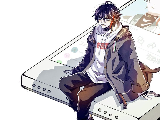 #引用RTで絵をあげて5人指名してバトンでお気に入りの絵を載せる 暖ちゃんバトンありがとうアンカーになっちゃうけどバトン受け取りますこの垢の最初の頃に描いたあちなです  