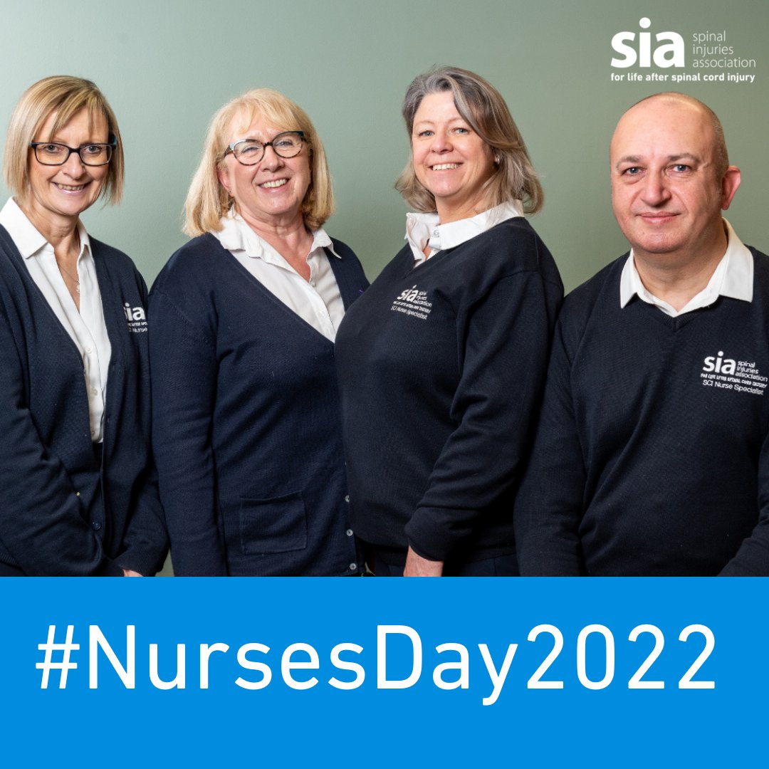 spinalinjuries's tweet photo. Today is #NursesDay – a moment to show our appreciation for all the amazing nurses looking after each of us across the UK every day.

A special mention from us to our incredible #SCI Nurse Specialist team dedicated to supporting those affected by SCI 👩‍⚕️👨‍⚕️❤️ https://t.co/sCeHAttpPO