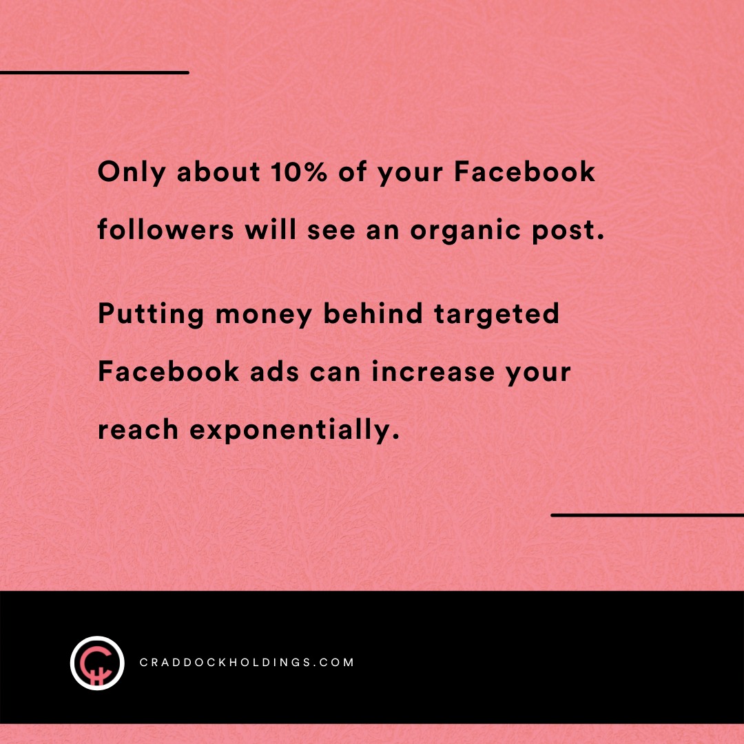 Craddock_Hldgs's tweet photo. Do boosted posts work well for you? 
#facebookmarketing
#marketingtips
#craddockholdings https://t.co/IfwNThe18w