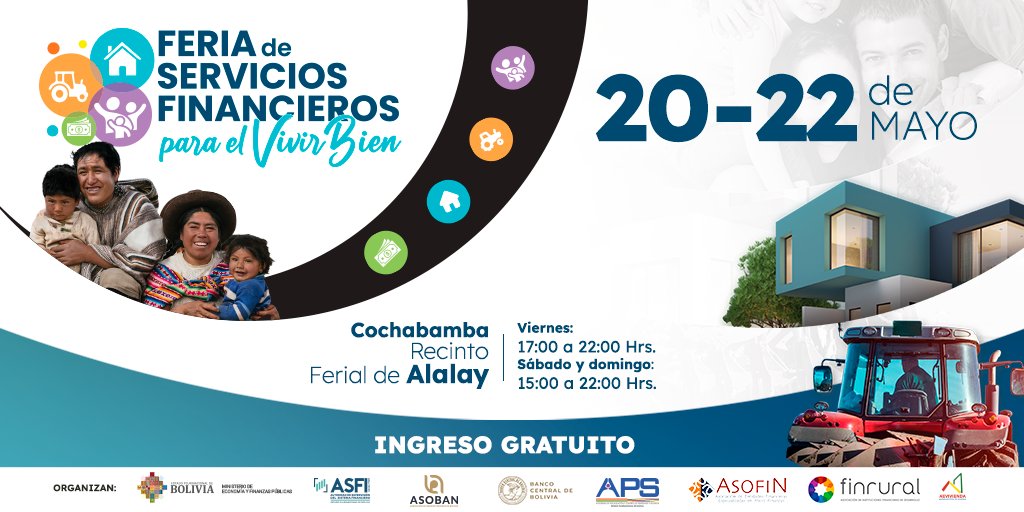 Te esperamos en la mayor fiesta de inclusión financiera #FeriaDelCrédito #VivirBien #EducaciónFinanciera #InclusiónFinanciera