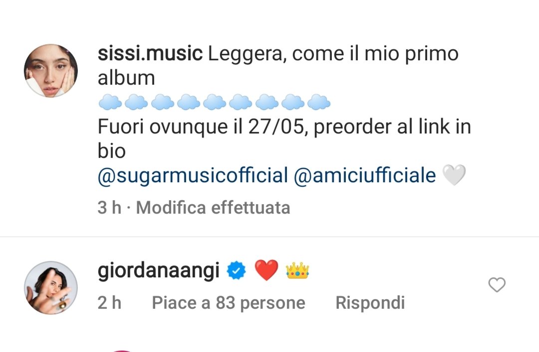 lamiagentelosa's tweet photo. Lei che poi è un cuoricino con tutti e ci tiene a sostenere indistintamente pure quelli che non sono della sua casa discografica e quelli che sono già stati eliminati 
Ma perché dev'essere denigrata e odiata così
#Amici21 
#giordanaangi https://t.co/1PgQTkQ0em