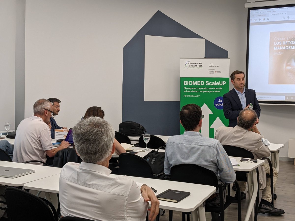 CataloniaHealth's tweet photo. 🟢 Today we kick off the 2nd edition of the #BIOMEDScaleUP ⬆️ programme to help #startups and #companies in the #biomedicine and health sector in Catalonia to grow in a robust way https://t.co/4YFW3F6jmI
✔️ training sessions
✔️ personalised mentoring
#WeAreCataloniaBioHT https://t.co/fSo6hfqa0G