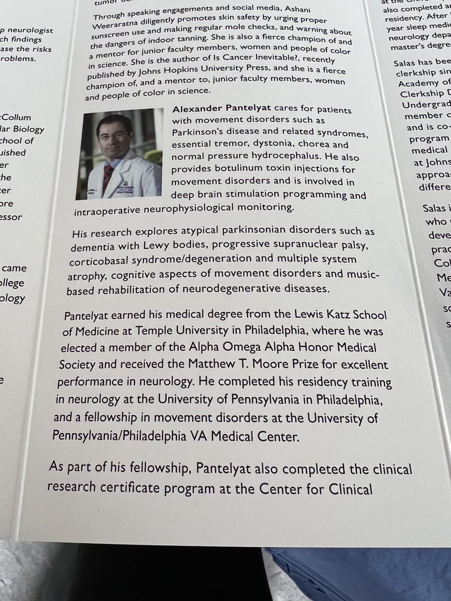 #DrPantelyat movement #neurologist speaking ⁦@awomansjourney⁩ on music 🎶🎼🎵and memory 🧠⁦<a href="/HopkinsMedicine/">Johns Hopkins Medicine</a>⁩ ⁦<a href="/hopkinsneurons/">Johns Hopkins Neurology Residency</a>⁩ ⁦@AANMember⁩ #Neurotwitter