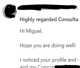 Got to love highly personalised unsolicited recruitment messages on LinkedIn 😂