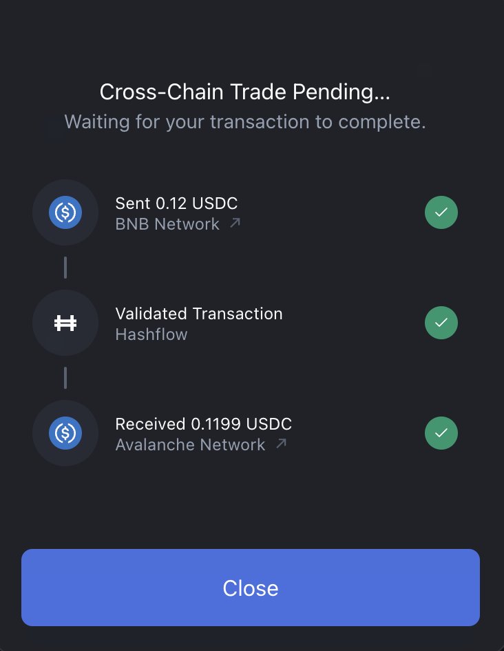 Mable59873628's tweet photo. Episode 1: 
Swap an asset to or from Avalanche
Done.  
@hashflow_ https://t.co/i6oXcN3yLR