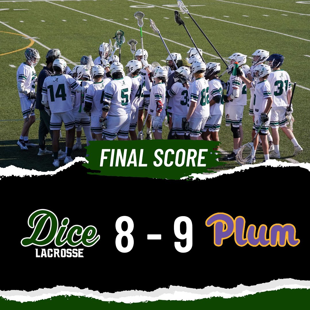 Last night… a heartbreaker at Plum