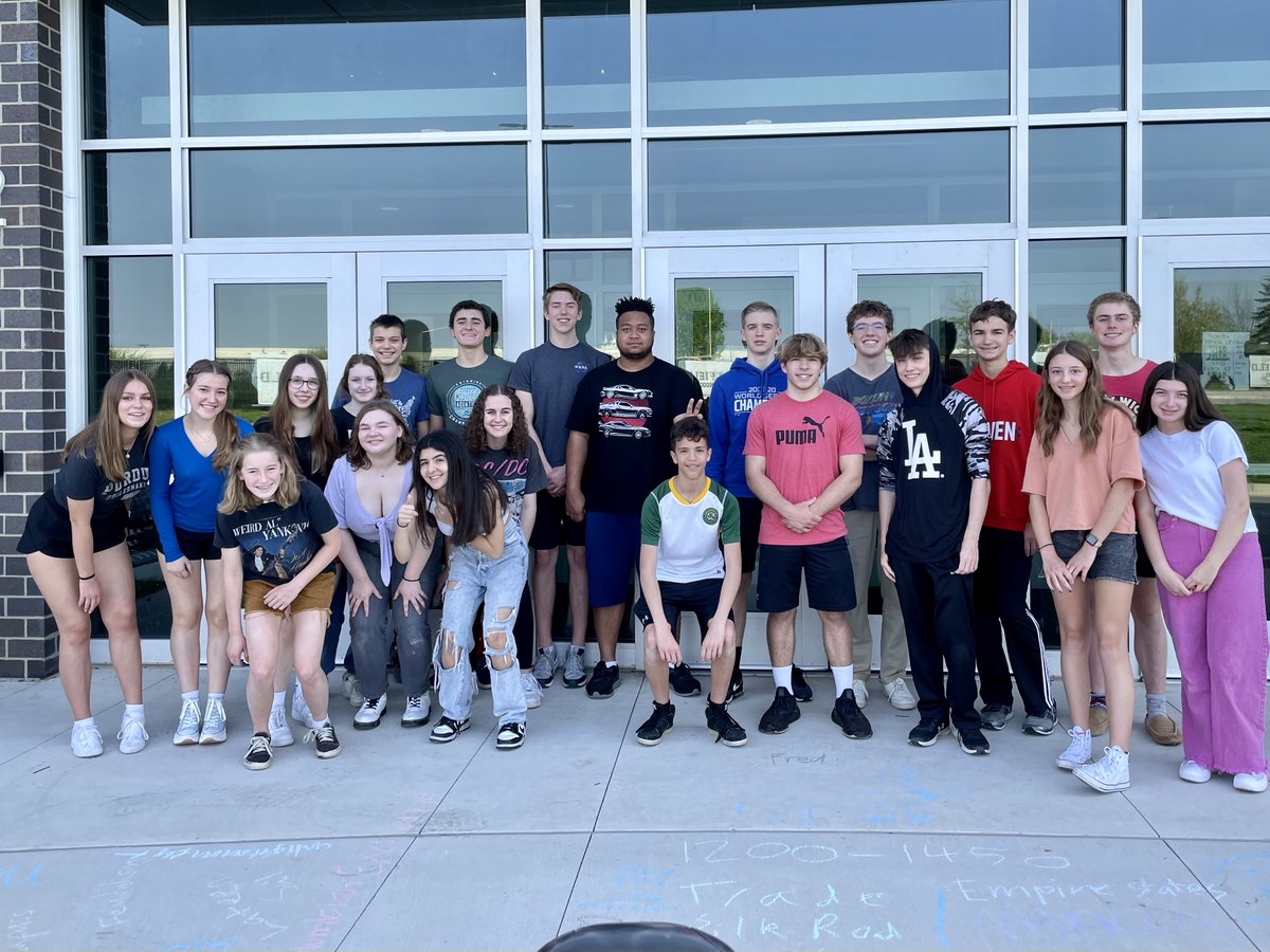 WWSWHS's tweet photo. Good luck to these 43 history scholars today in Mr. Temples' class as they take their AP World History exam. It's one of the toughest exams of the AP courses. But they are ready to slay it!! 🐠 #eatthefish https://t.co/4wT416tffy