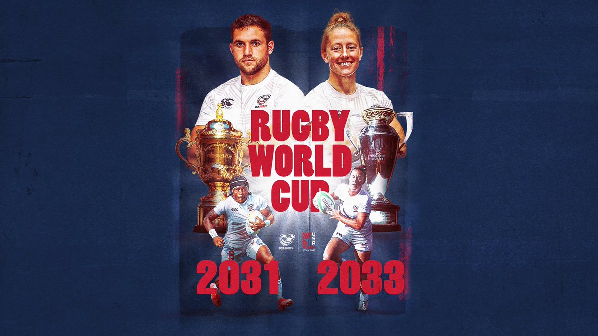 NEWS: United States Named Host Nation for 2031 and 2033 Rugby World Cup Tournaments 

Kansas City, Missouri will be one of the cities bidding to host matches.

📰 : bit.ly/3sxF1sB