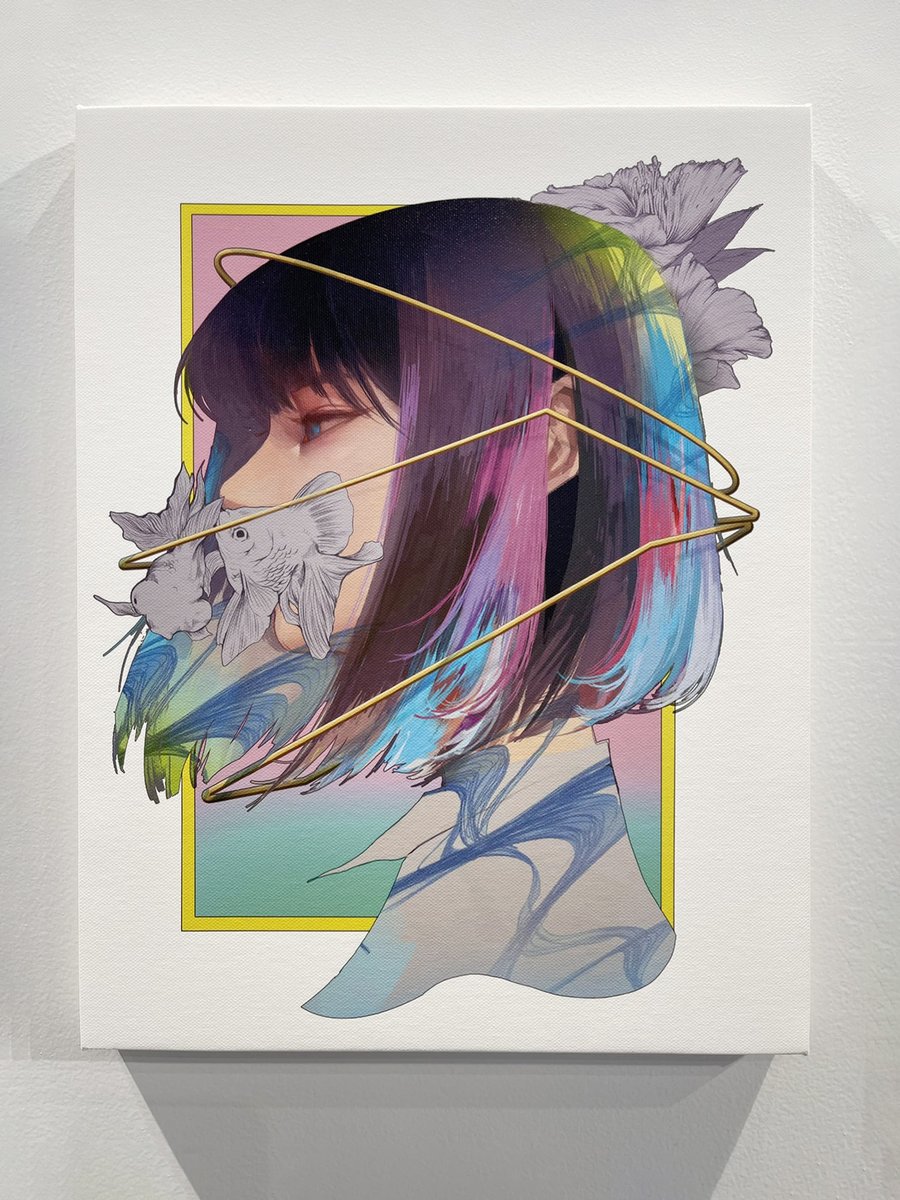 「wataboku 展 "Hidden Face"/第5回コンテスト受賞者展が本日」|watabokuのイラスト