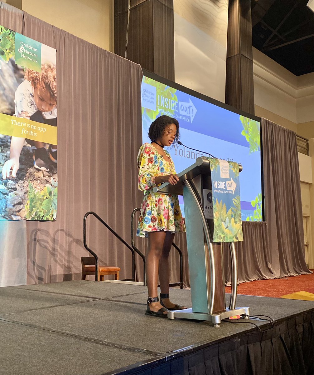“Every young person should have the opportunity to garden and take care of animals. Let’s make that part of public education!” - Yolanda King at the #InsideOut2022 @ChildrenNature conference in Atlanta.