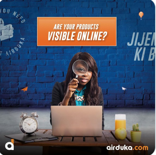 Musavulahi's tweet photo. Do you want to reach more clients? 
@airdukait
  gives you the best platform in terms of online marketing whereby customers order from you directly on whatsapp and pay you directly and thus 
@airdukait
 does not charge you any commission on your products.
#justairdukait #airduka https://t.co/mRQWD1l0YL