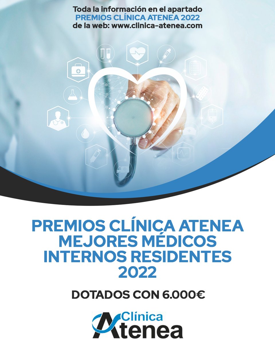 I PREMIOS CLÍNICA ATENEA MEJORES MIR 2022

Toda la información en clinica-atenea.com/premios-2022-c…