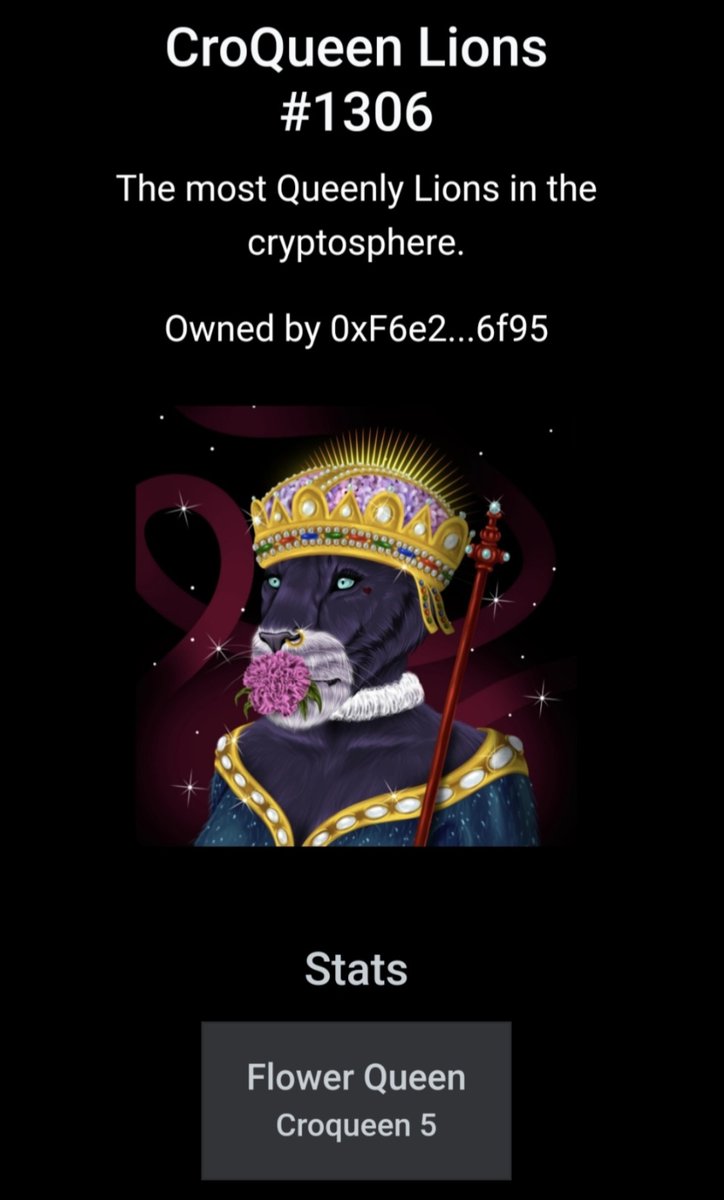 DMKrypto's tweet photo. Selling Rank No.6️⃣ #Croqueen @CroKingToken to the highest bidder 🚀 
I've 10 #croqueens + 10 #croking #NFT so I can spare 1 for the right price 😉
A mans gotta eat....that dip! 
No low ball offers this is as rare as hens teeth 🐔🦷 
Place your bid in the comments 

#cro #crofam https://t.co/IWZ3CTctej