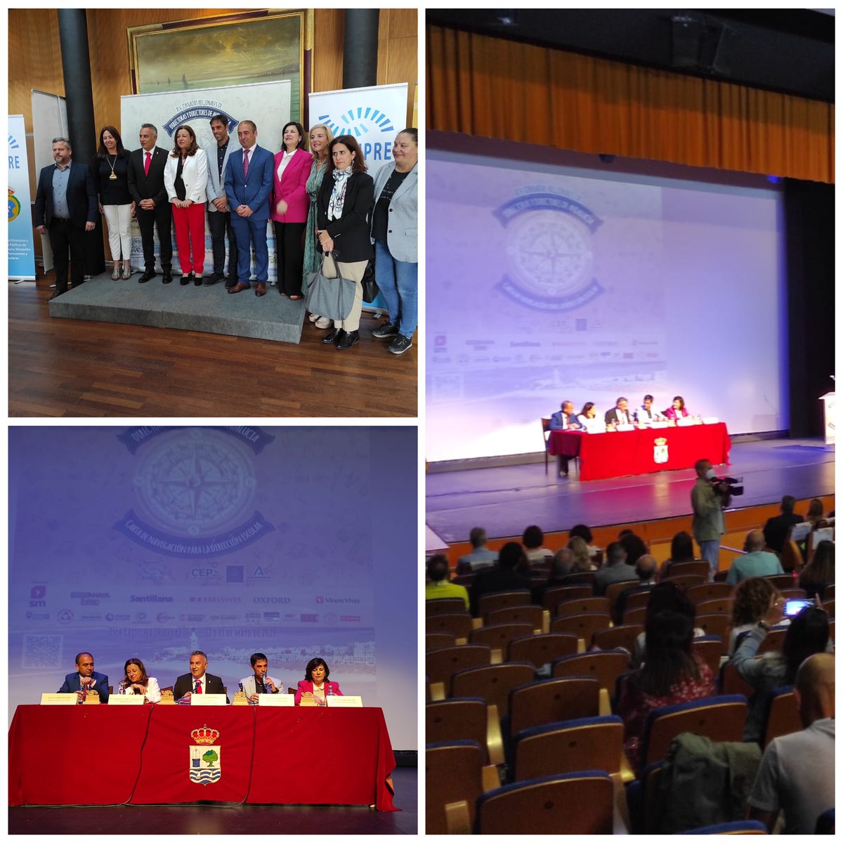 asadipre's tweet photo. Comienzan las XIV Jornadas Regionales de ASADIPRE Isla Cristina con la inauguración por parte de la Viceconsejera de Educación y Deporte, María del Carmen Castillo Mena, el Alcalde D. Jenaro Orta Pérez , el presidente regional de ASADIPRE, D. Jorge Delgado Martín, ⬇️ https://t.co/tHmyqsz3JT