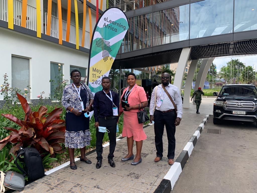 VVOBinUganda's tweet photo. #Kigali is hosting the eLearning conference 2022. @VVOBinUganda represented by @OgwangJr &amp; our partners from teacher training institutions @ntcmubende @kabalentc &amp; NICA . #eLa22 opening plenary under the theme : New purpose for education: An African Agenda. https://t.co/dR1kJqJgDZ