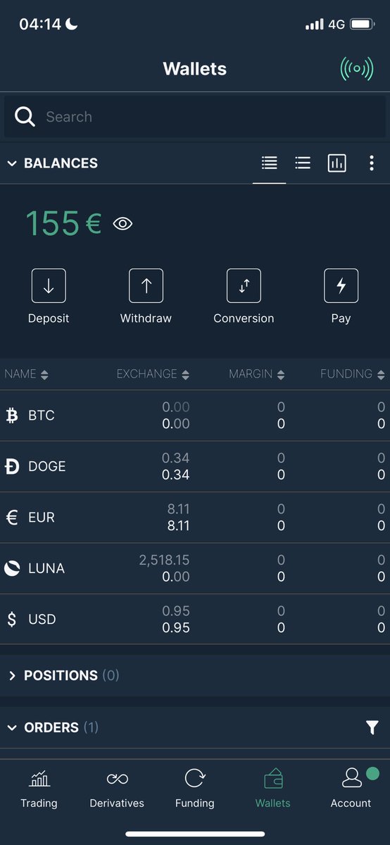 BtcWhaleSpotter's tweet photo. My whole Bitfinex account got fucked. Yesterday I had $13K $LUNA in here. I am going to delete @bitfinex. Anyone want a free € 150,- worth of $LUNA? What you have to do?
- follow me
- retweet this post
- like this post

Will post winner later today. Hopefully still $ 150. https://t.co/g2P3Ybv8Y7
