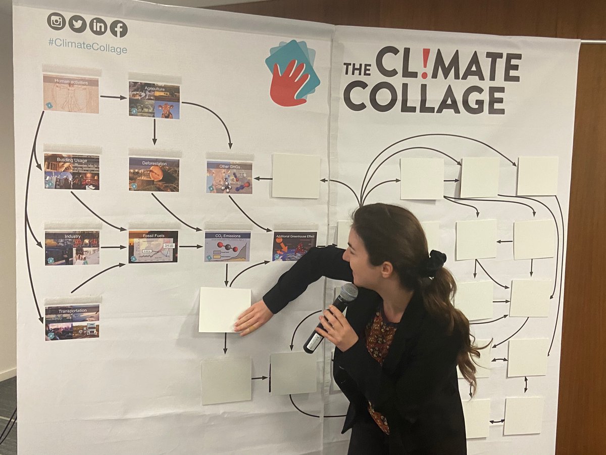 IrlEmbLjubljana's tweet photo. Ambassador Geiran joined EU colleagues and local students @EKvSloveniji in the enjoyable and informative #ClimateCollage exercise on the important and serious topic of climate change @IFSlovenie https://t.co/qVH5mCOMvD