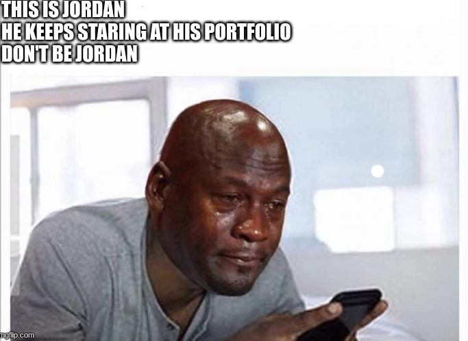 TheDaysofDoom's tweet photo. If you were paid a dollar for checking your portfolio each time, wouldn't you be a right at that beach house you dream of ? https://t.co/wUok7zmdDy
