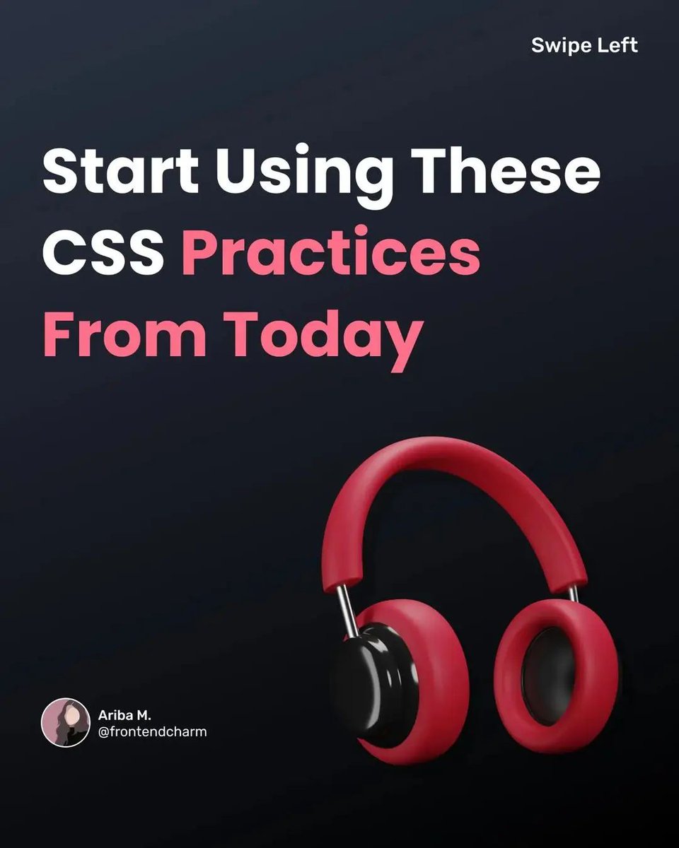 FidelisUkwuani's tweet photo. Start Using These CSS Practice From Today 🥰 #csslovers
#100DaysOfCode #uiuxdesign #Frontend #CSS3 #Developers https://t.co/xW9eLIHj3h