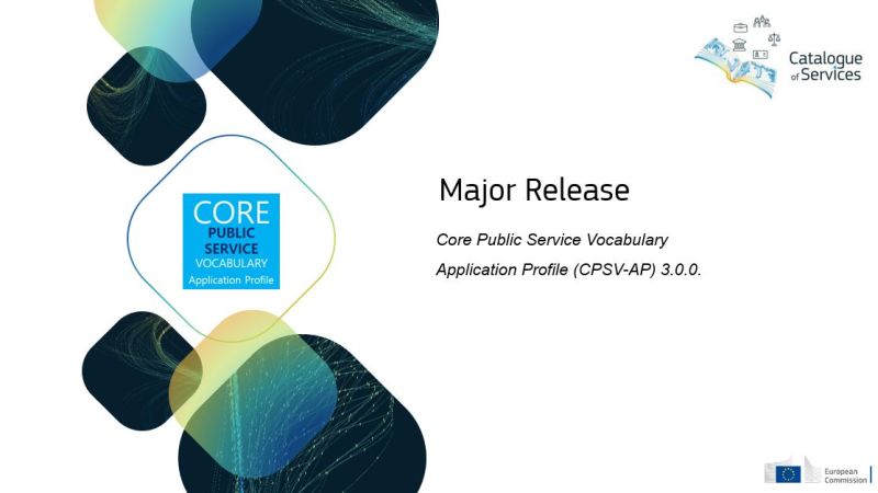 InteroperableEU's tweet photo. A major release of #CPSV-AP 3.0.0 is now available! It allows public administrators to describe their catalogue of services better and to increase #interoperability across Europe.
Find more on:
➡️https://t.co/fFviRad3MM (@Joinup_eu), or
➡️ https://t.co/I5EDdaw96w (Github) https://t.co/nqMdU3JbKV