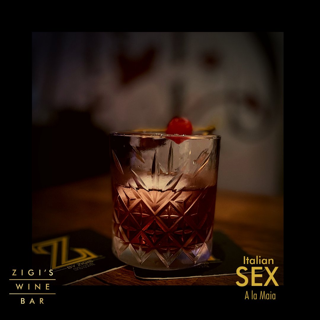 WineCheeseBar's tweet photo. Italian Sex - Maia's takes on Negroni. 
Gin, Vermouth, Chambord and shitload of LOVE ❤️
👉 Only at @zigiswinebar⁠ https://t.co/TONAYMjFtq