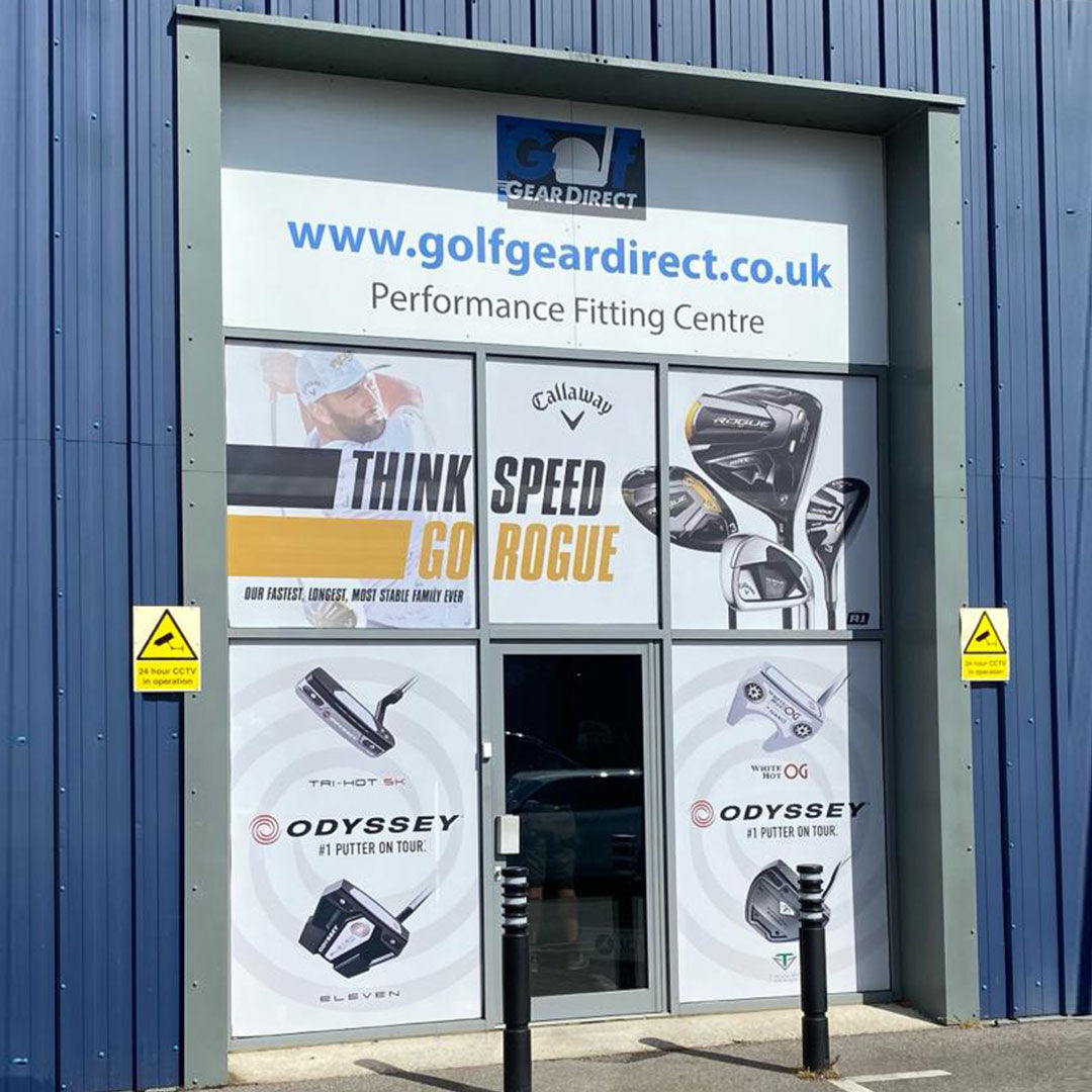 Golfgeardirect's tweet photo. Think Speed. Go Rogue. ⚡️

Our 🆕 NEW! Golf Gear Direct HQ &amp; Performance Fitting Centre Signage is up! We have to say, the @CallawayGolfEU #RogueST theme is looking stunning! 😍

 Book a fitting as we welcome you through our doors. 👌➡️ LINK IN BIO

@CallawayGolfEU @CallawayGolf https://t.co/8uG3gYjPV6