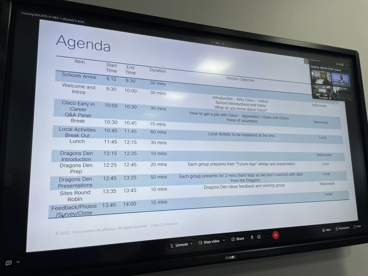JulianCisco's tweet photo. What an amazing start to #kidsinIT event @CiscoUKI and @USWcomms @USWCybers always a pleasure to be working with @ClareOnTheRun The future is bright in the hands of our next generation #GenZ #TechValleys @josephsul1985 https://t.co/hV4NuT668E