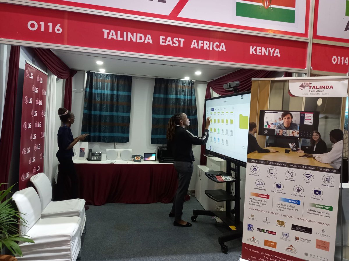 TalindaEAfrica's tweet photo. We are showcasing the latest home automation system, &amp; other ICT solutions at the BuildExpo happening at  KICC, Nairobi. 

Visit our stand 0116, let's interact.

#buildexpo
#atomation
#technology https://t.co/qrlenMnoao