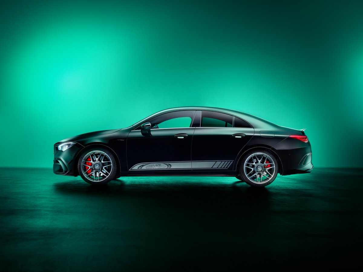 tcimedia's tweet photo. The #A45, #A45S sedan and the #CLA45 are the latest to receive the #Edition55 treatment. All feature a nice blend of #MercedesAMG's aerodynamic and night packages. 

#MercedesBenz #AMG https://t.co/HcOuEPLkqh