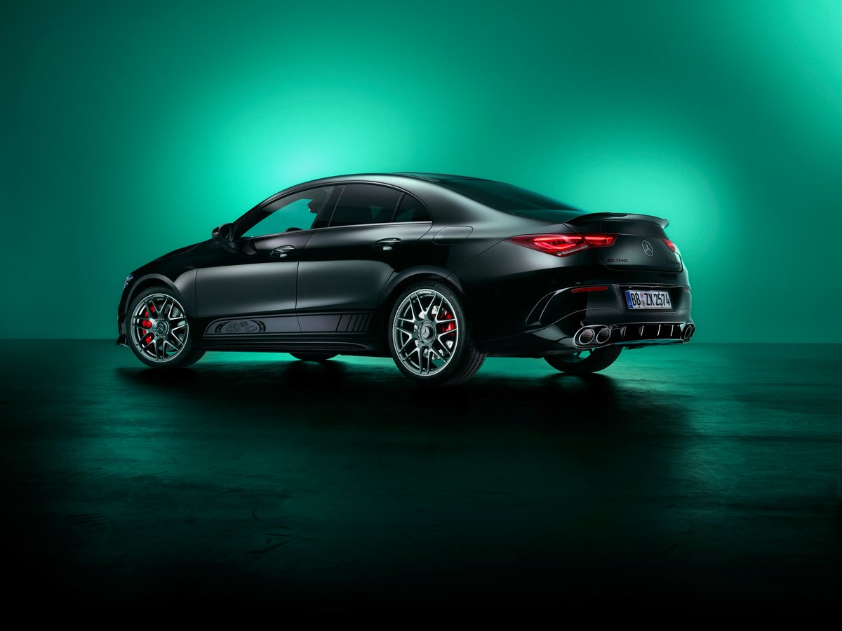 tcimedia's tweet photo. The #A45, #A45S sedan and the #CLA45 are the latest to receive the #Edition55 treatment. All feature a nice blend of #MercedesAMG's aerodynamic and night packages. 

#MercedesBenz #AMG https://t.co/HcOuEPLkqh