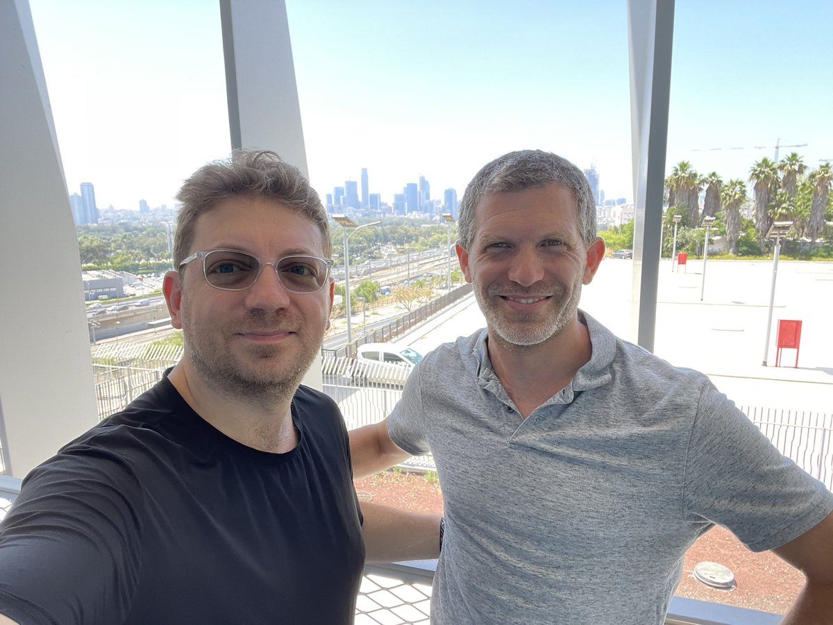 UAGurkan's tweet photo. Thank you @BenMaoz1 for hosting a friendly visit to your lab at @TelAvivUni. Amazing team doing interesting work in a lab with a beautiful view of Tel Aviv 🇮🇱! looking forward to working together. @cwru @CaseEngineer https://t.co/a3kqsb1nFp