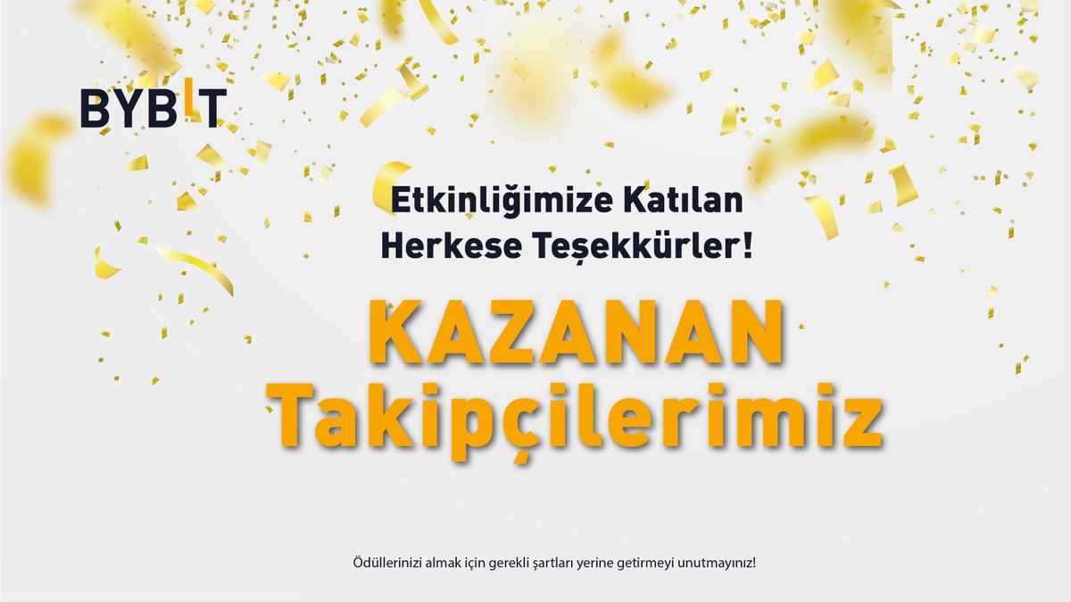 🥳 Bayram etkinliğimizin sosyal medya görevlerini yerine getiren rasgele kazananları belirlendi! ℹ️ Etkinlik kazananlarının en geç 15 Mayıs 2022 Saat 19.00'a kadar bizlere DM yoluyla ulaşarak kendilerine iletilecek kazanım formunu doldurmaları gerekmektedir.