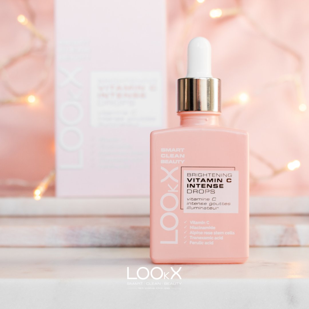 !NEW! The LOOkX Brightening vitamin C intense drops! These intensive drops reduce and prevent pigmentation spots, improve the skin’s immune system and stimulate the collagen production. Instantly a more even skin tone and long-term reduction of pigmentation.