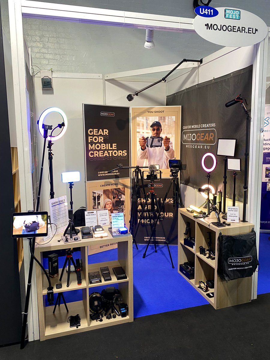 Day 2 of <a href="/mojofestival/">MojoFest</a> @mediaprodshow is underway! With a keynote from <a href="/photojack/">jack hollingsworth</a> and a full stand with gear! #mojofest