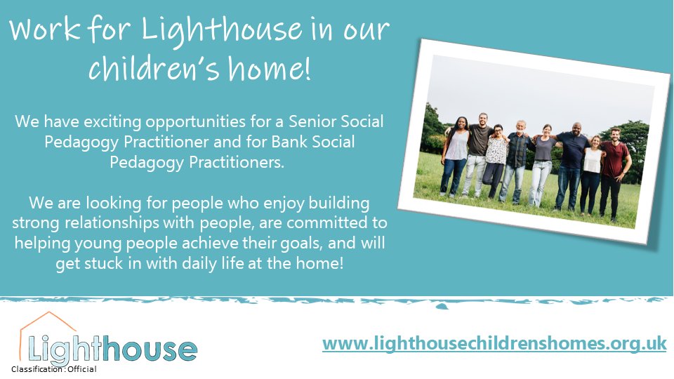lp_trust's tweet image. We’re hiring! Are you passionate about working with young people? Want to work in a state-of-the-art children’s home taking a different approach to residential care? Work for us in our children’s home!  bit.ly/2Kzdns7 #jobs #care