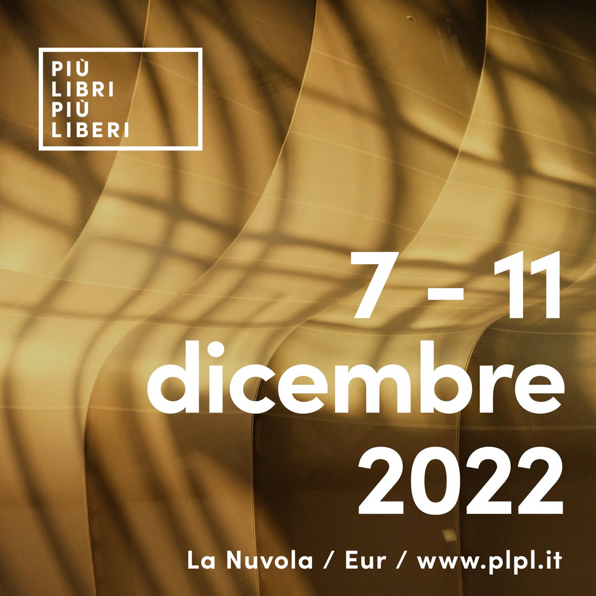 piulibri26's tweet photo. #piulibri22 ci siamo 💥
Dal 7 all'11 dicembre Più libri più liberi torna alla Nuvola a Roma con un programma firmato da Silvia Barbagallo e dalla scrittrice @chiara_valerio, che dal prossimo anno ne prenderà il testimone.
La news qui 👉 https://t.co/2NgwKwW1Ez https://t.co/he24tRqKVI