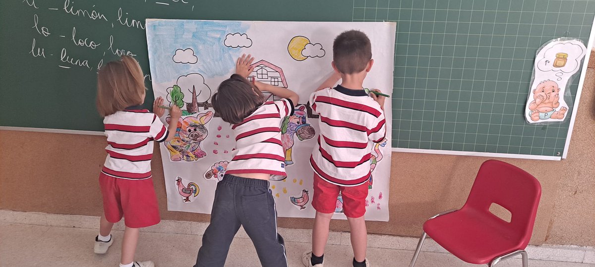 ColegiosElValle's tweet photo. Old macdonal had a farm🎵🖌️👩🌾
#ColegiosElValle #EducaciónInfantil #English #BilingualEducation #2INF #SCH #ElValle https://t.co/HJaSi34JXe